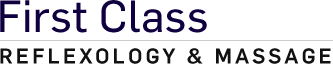 first class reflexology logotype